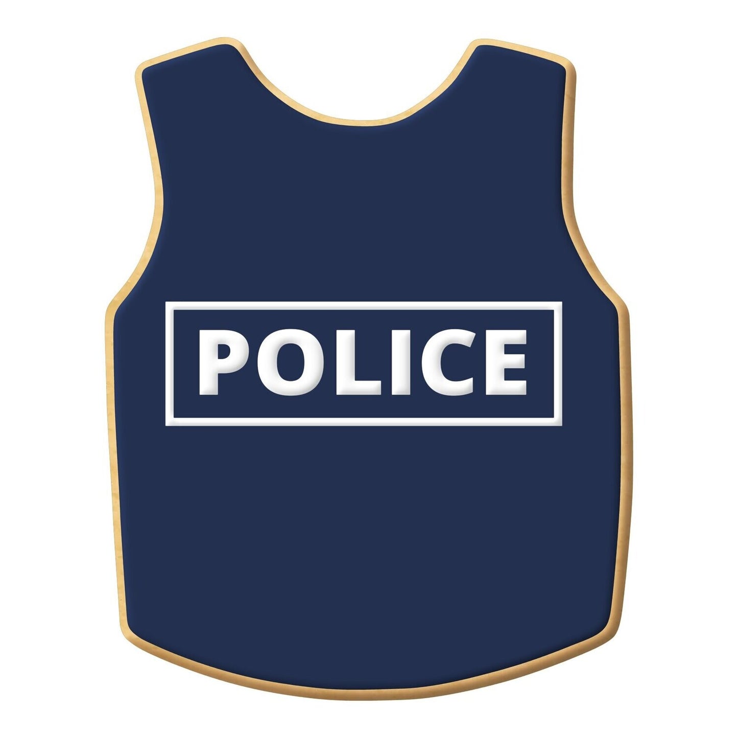 Police Vest Cookie Cutter