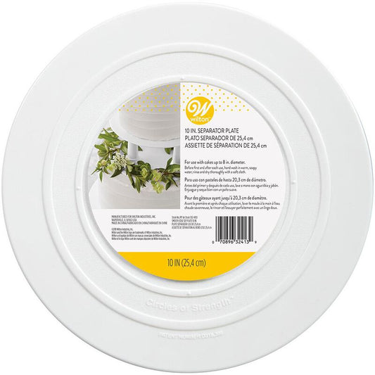 Smooth Edge Separator Plate, 10"