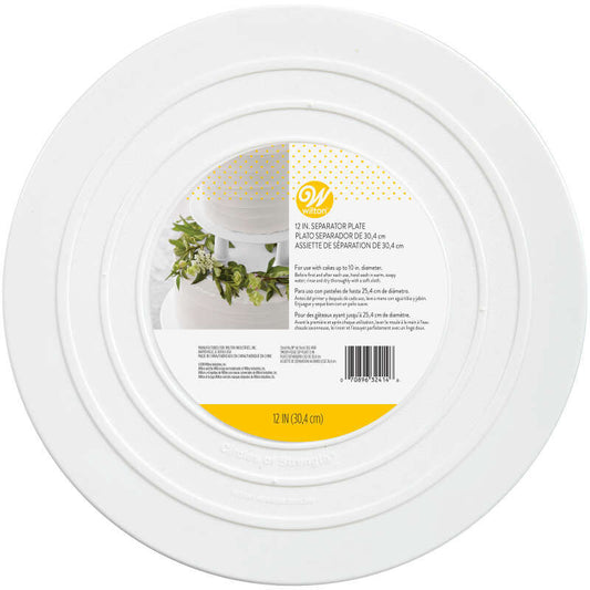 Smooth Edge Separator Plate, 12"