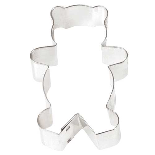 Teddy Bear Cookie Cutter, 3"