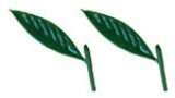 Marzipan Fruit Leaves, Apple,Peach,Cherry,Pear, 20 Pack