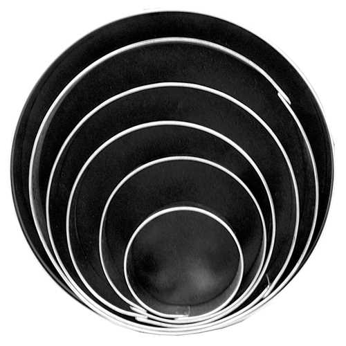 Round Cookie Biscuit Cutter Set, 5 Piece
