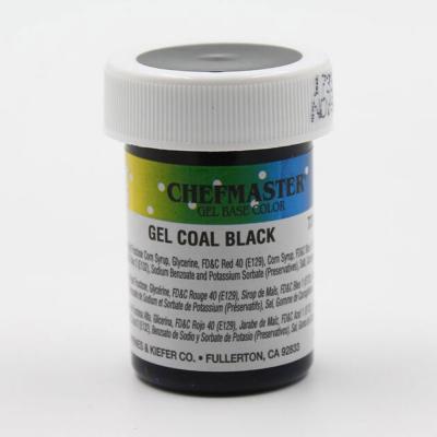 Coal Black Gel Color, 1oz