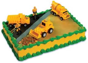Construction Truck and Workers, 5 Piece