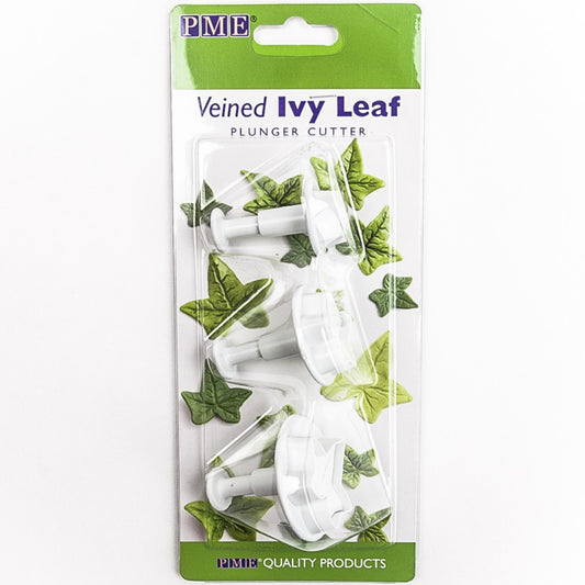 PME Ivy Leaf Plunger Cutter/Veiner Set, 3 Piece