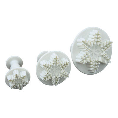 PME Snowflake Plunger Cutters, 3 Piece