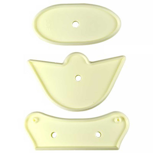 JEM Gumpaste Bootie Cutter, Life-Size, 3 piece