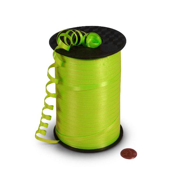 Citrus/Lime Green Curling Ribbon, 500yd