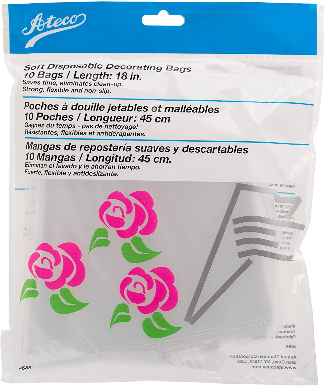 Disposable Bags (Soft), 18", 10 Pack