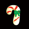 Mini Royal Icing Candy Canes, 6 Pack