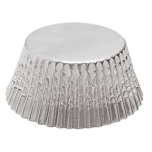 Petit-Four Cups, Silver Foil, 48 Pack