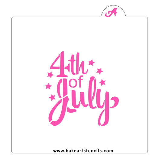 4th of July Cookie Stencil