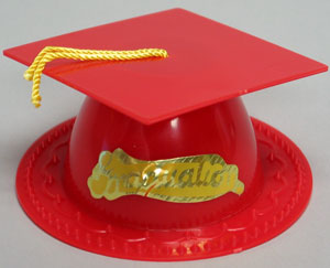 Graduation Cap, Red