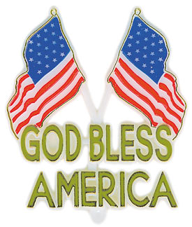 God Bless America Plaque