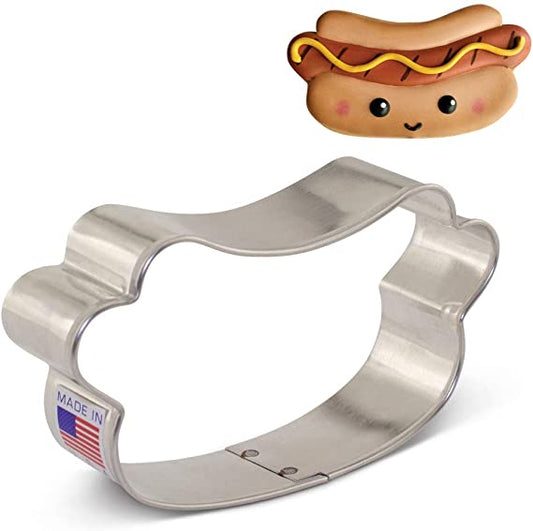 Hot Dog Cookie Cutter, 4"