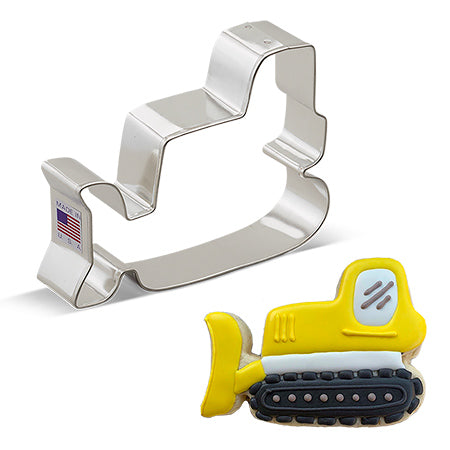 Bulldozer Cookie Cutter, 4.25"