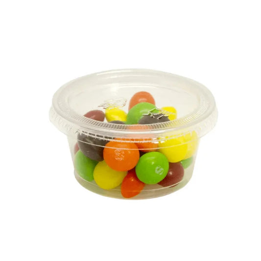 Clear Portion Cup with Lid, 2oz, 10 pack