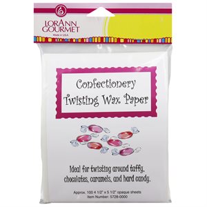 Twisting Wax Paper, 100 Pack