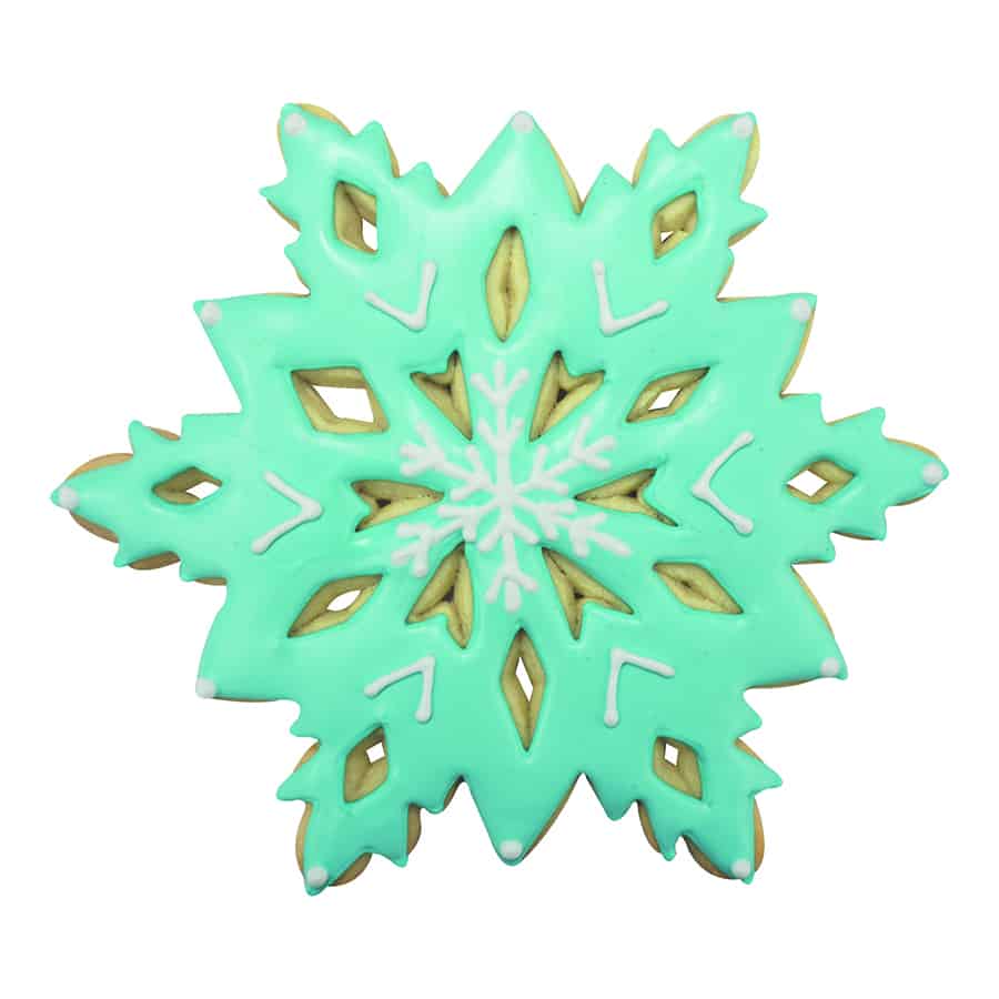 Snowflake Cookie Cutter, Stainless Steel 7.5"