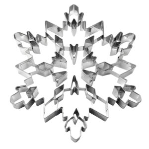 Snowflake Cookie Cutter, Stainless Steel 7.5"