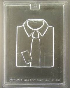 Folded Man's Shirt Mold, 4.5oz