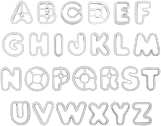 PME Alphabet Cookie Cutter Set, 2"
