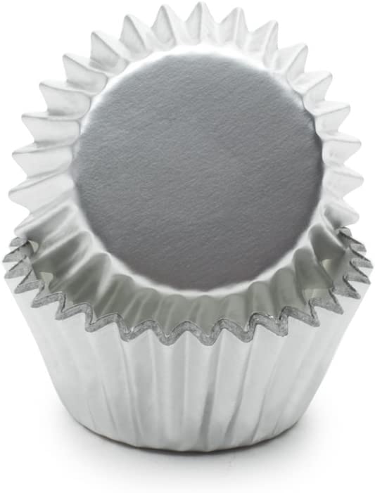 Silver Foil Mini Muffin Bake Cups, FoxRun