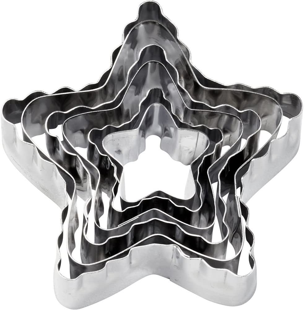 Star Double Sided Cutters Set, 6 Piece
