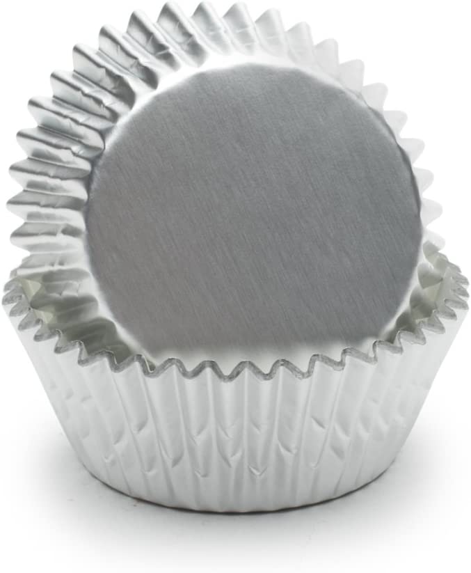 Silver Foil Bake Cups, 32 pack