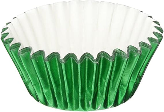 Green Foil Bake Cups, 32 pack