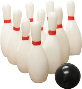 Bowling Pins with Ball Set