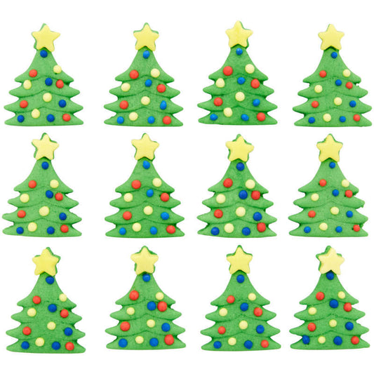 Royal Icing Christmas Trees, 12 pack, Wilton