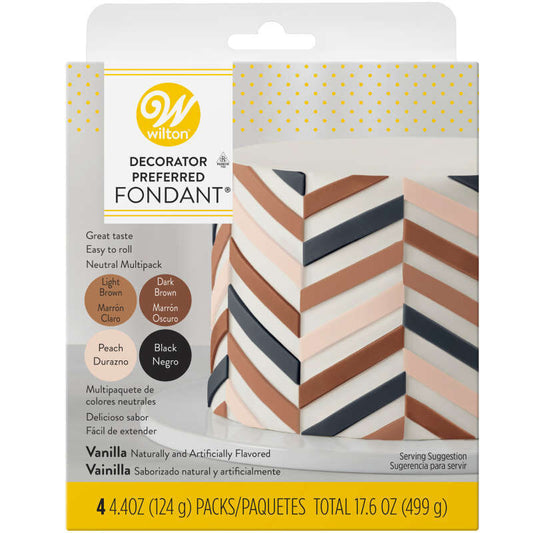 Fondant Multi-Pak, Natural Skin Tone