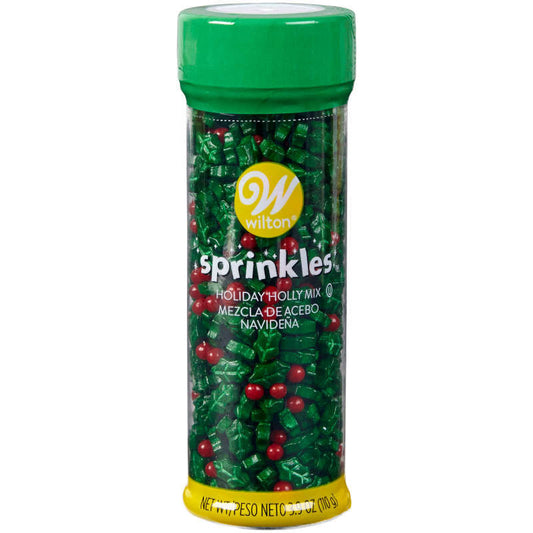 Holly Sprinkles Mix, Tall 3.9 oz