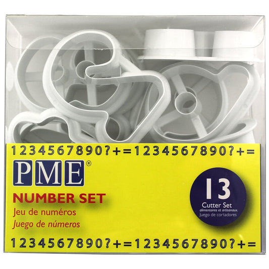 PME Number Cookie Cutter Set, 2"