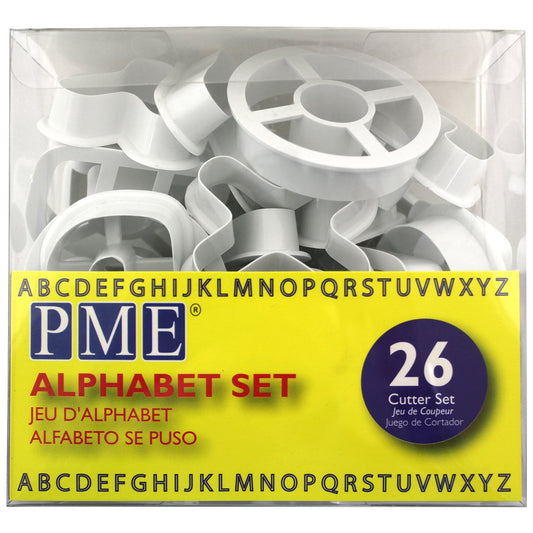 PME Alphabet Cookie Cutter Set, 2"