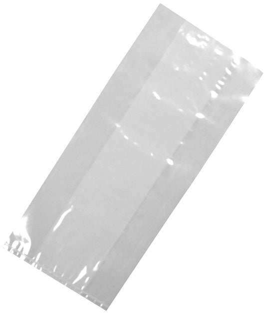 Gusset Bags, 4.5" x 2.75" x 10.75", Polypropylene 100 Pack