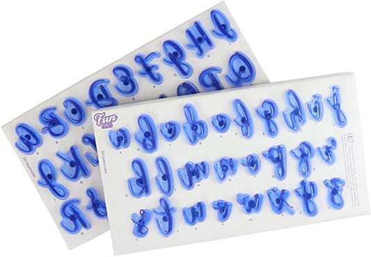PME Fun Font Stamps, Alphabet Letters Upper & Lower Case