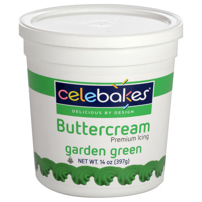 Buttercream Icing Green, Celebakes 14 oz