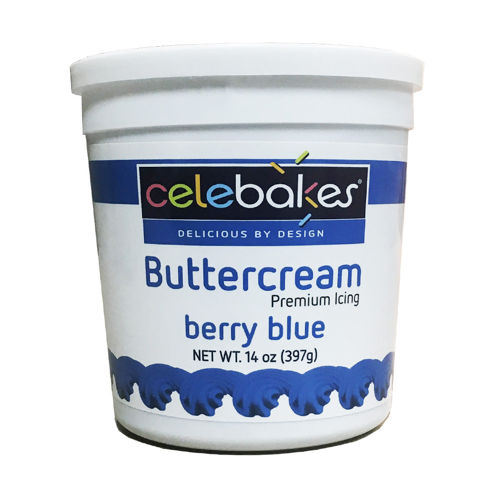 Buttercream Icing Blue, Celebakes 14 oz