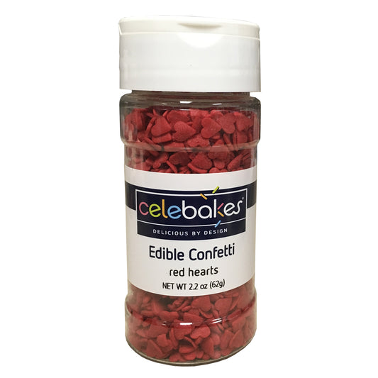 Red Hearts Confetti, 2.2oz