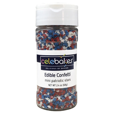 Mini Patriotic Stars Confetti, 2.4 oz