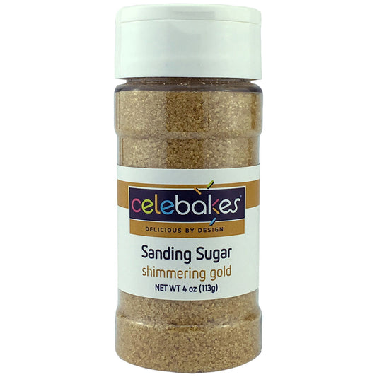 Sanding Sugar, Shimmering Gold, 4oz