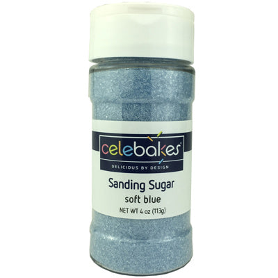 Sanding Sugar, Soft Blue, 4oz