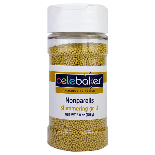 Nonpareils, Shimmering Gold 3.8 oz