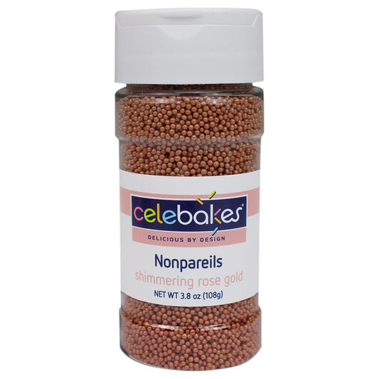 Nonpareils, Shimmering Rose Gold, 3.8oz