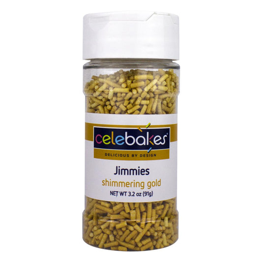 Jimmies, Gold Shimmer, 3oz