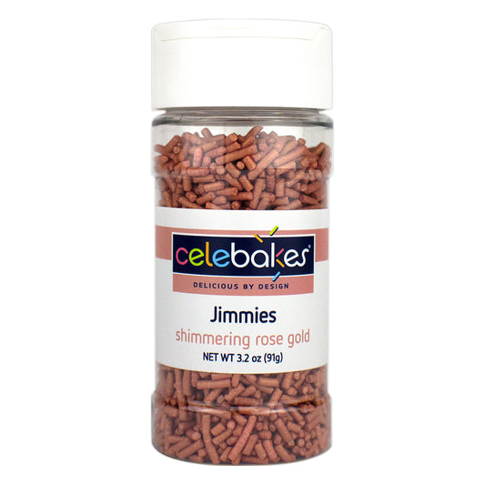 Jimmies, Rose Gold Shimmer, 3oz