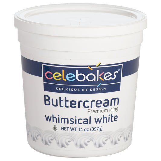 Buttercream Icing White, Celebakes 14 oz
