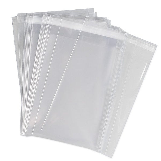 Self Seal Bags 3-5/16" x 5-1/8", Polypropylene, 100 Pack